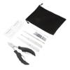 Baluue 7pcs Nail Scissors Grooming Kit Toenail Clipper Fingernail Trimmer Manicure Tool Ultra Sharp Easy to Use view 1