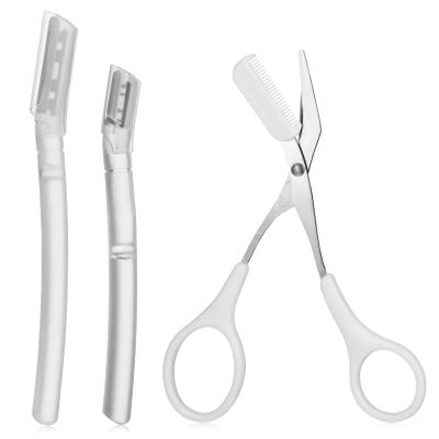 VALICLUD 1set Eyebrow Grooming Kit Scissors and Trimmer Professional Eyebrow Shaping Tools for Precise Hair Removal Safe and Comfortable Design