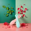 2 Pcs Silicone Face Cleaner Blackhead Remover Brush Cleanser Nose Pore Brush Finger Scruber Tool Facial Skin Cleaner Massage Brush Green and Red, Manual Facial Cleansing Brushes view 4