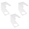 Healvian 3Pcs Beard Brush Stand Set Badger Hair Razor Holder Foam Brush Holder for Men Stylish Bathroom Organizer for Shaving Tools view 1