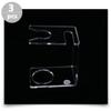 Healvian 3Pcs Beard Brush Stand Set Badger Hair Razor Holder Foam Brush Holder for Men Stylish Bathroom Organizer for Shaving Tools view 4