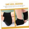 DEARMAMY 2pairs Heel Socks for Plantar Fasciitis Relief Breathable Foot Buffer Silicone Cover Reusable Washable Men Women Toeless Socks view 4