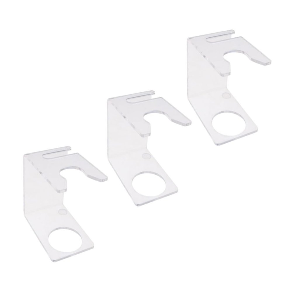 BIUDECO 3Pcs Men's Beard Brush Stand Set Boar Bristle Razor Holder Foam Organizer for Shaving Tools Bathroom Storage Rack