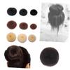 CALLARON 3pcs Coffee Hair Donut Bun Maker Sponge Hair Styling Tools for Neat Buns for Ballet and Dance Easy to Use view 3