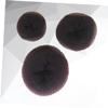 CALLARON 3pcs Coffee Hair Donut Bun Maker Sponge Hair Styling Tools for Neat Buns for Ballet and Dance Easy to Use view 4