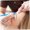 CALLARON 24PCS Stainless Steel Eyebrow Trimmer Blades Portable Brow Shaving Tools for Eyebrow Grooming and Facial Hair Removal for Travel and Personal Care view 4