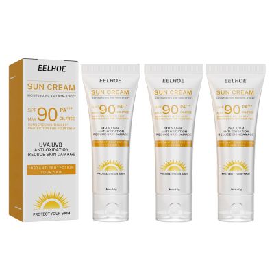 AMALIA Sun Cream, SPF 90 PA+++, UVA/UVB Protection, Sunscreen For Body & Face, Broad Spectrum SPF + Antioxidants, Oil Free, For Sun Sensitive Skin (3)