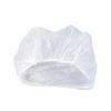 FOMIYES 100PCS Disposable Shower Caps Waterproof Elastic Hair Salon Bath Caps for Women White for Home Hotel Spa and Travel view 1