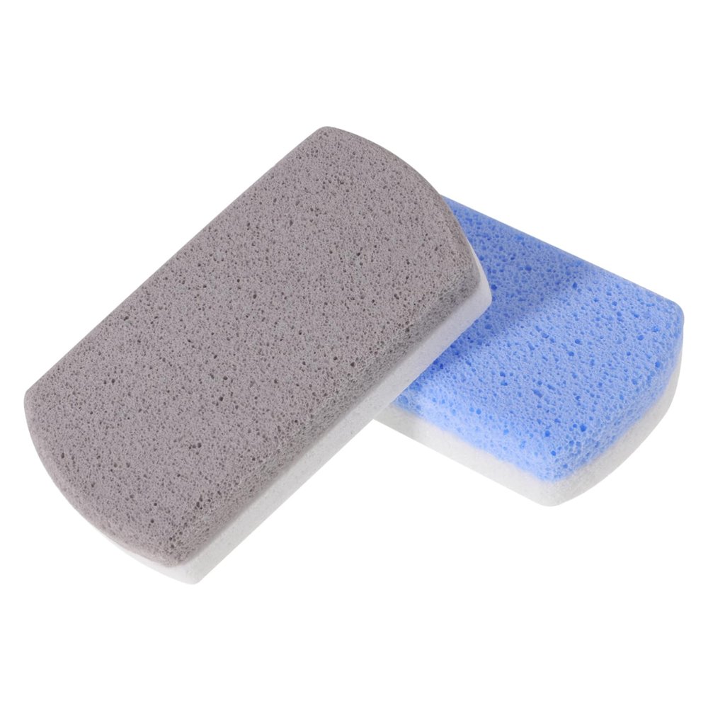 Healvian 2pcs Double-Color Callus Remover Foot File Coarse Rasp for Dead Skin Exfoliation Ergonomic Design for Home Pedicure and Foot Care