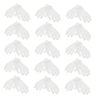 Baluue 15 Pairs Moisturizing Cotton Gloves for Care Breathable Overnight Hand Treatment for Dry Versatile Hand Protection