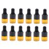 WRITWAA Amber Glass Dropper Bottles for Serum Samples 1ml 30pcs view 2