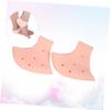 Baluue Elastic Sebs Heel Protector Socks for Cracked Heels Ankle Pain Relief Foot Care Sleeves Moisture Locking Comfortable for Day Night view 3