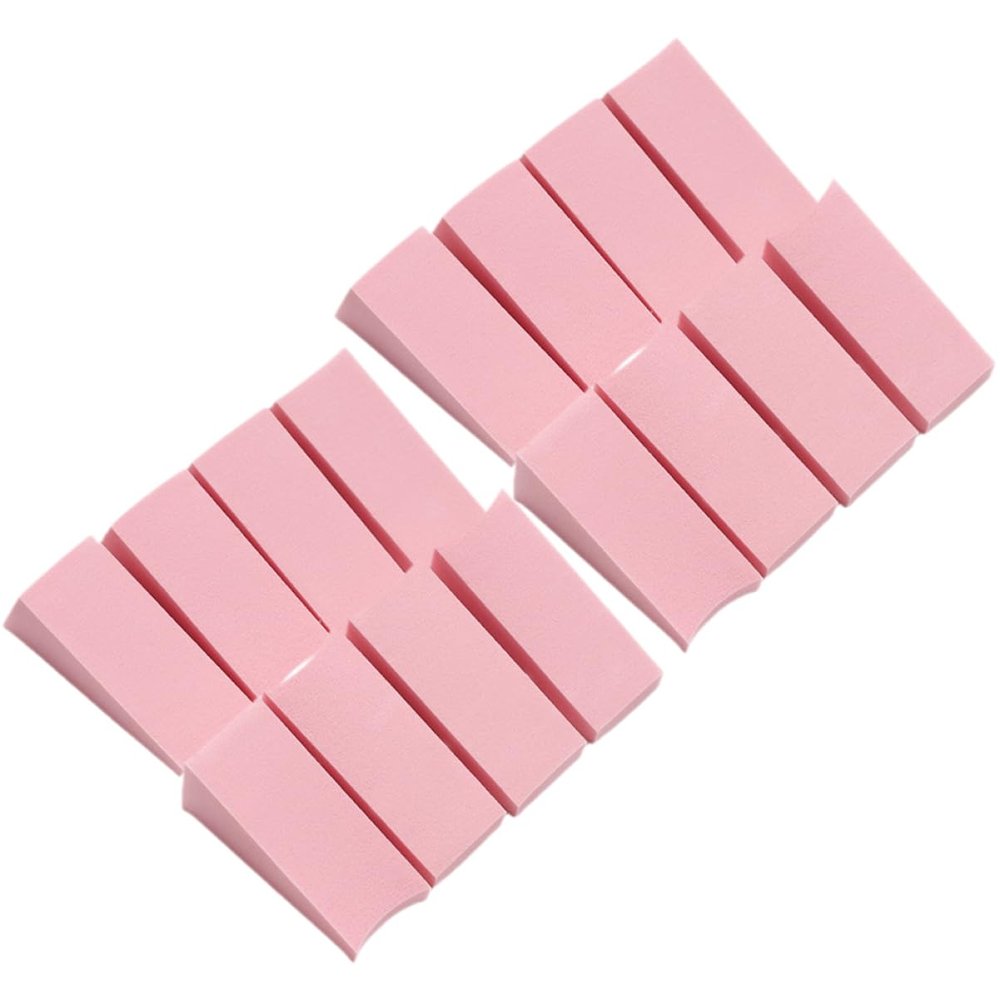 Beaupretty Gradient Nail Art Sponges 24PCS Mini Multi-Use Cosmetic Wedge Applicators for Nail Manicure and Makeup Suitable for Professional and Home Use