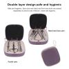 9pcs Double Layer Manicure Set, Stainless Steel Multifunction Nail Clippers Pedicure Kit, Safe and Durably ABS Material, Storage Box view 4