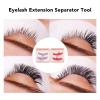2 Set Silicone Eyelash Extension Separator Tool for Beauty Salon, Washable and Reusable Lash Grafting Aid, Skin Friendly and Efficient Separator for Dense and Genuine Looking Lash view 2