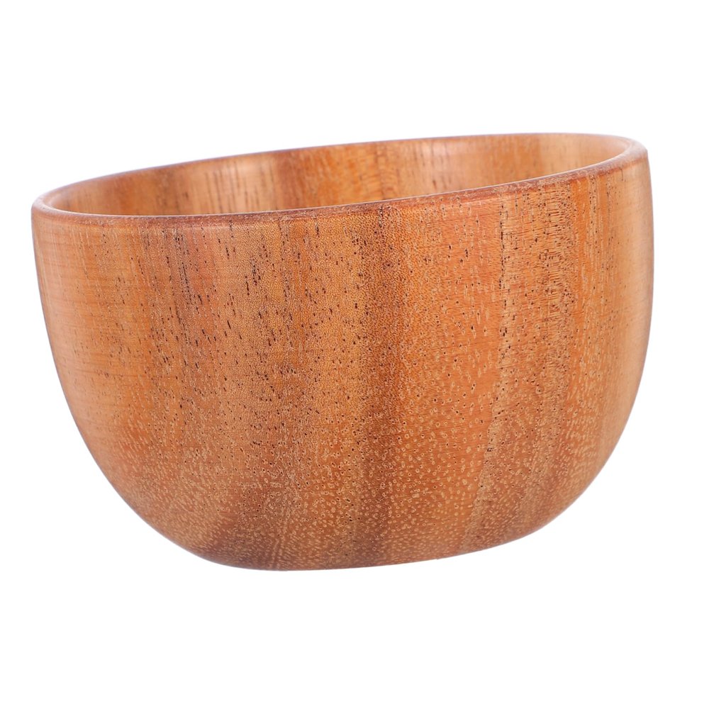FUNOMOCYA Wood Shaving Bowl for Men Portable Dish for Smooth Shaving for Bathroom Travel Use Easy to Clean Crafted From Wood present for Discerning Men
