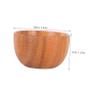 FUNOMOCYA Wood Shaving Bowl for Men Portable Dish for Smooth Shaving for Bathroom Travel Use Easy to Clean Crafted From Wood present for Discerning Men view 2