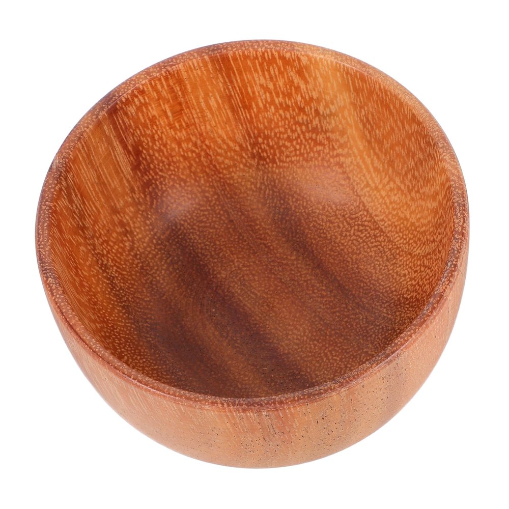 ABOOFAN Men Wooden Shaving Bowl Stylish Wood Shave Soap Dish for Rich for Bathroom Use Travel present Giving and Easy to Maintain Shaving Accessory