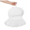 Beaupretty Bath Pillow Ergonomic Headrest for Tub Machine Washable Neck and Back Support Non-Slip Suction Cups for Relaxing Soaks Bathtubs and Hot Tubs view 4
