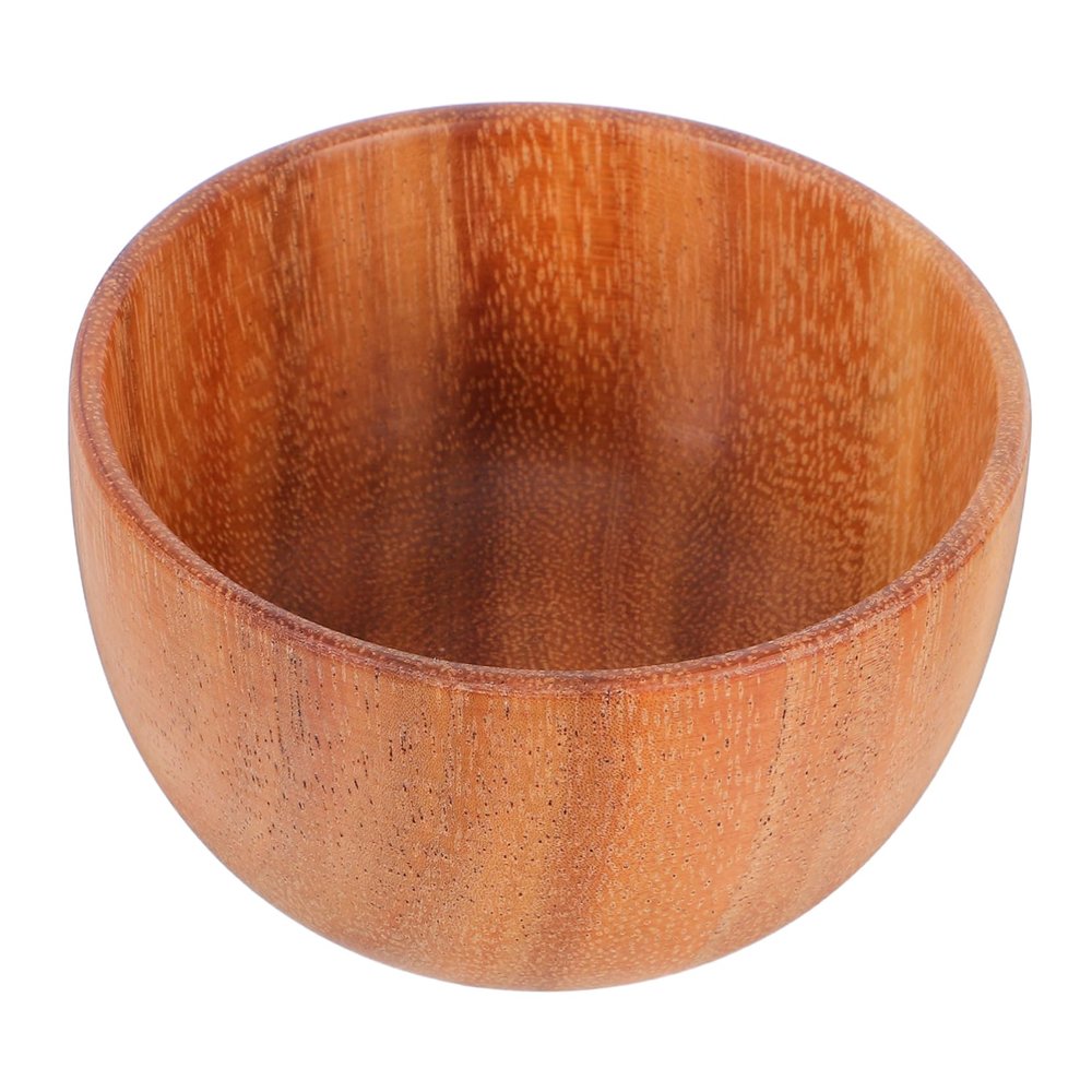 Homoyoyo Wood Shaving Soap Bowl for Men Reusable and Portable Grooming Tool Lightweight Travel Shaving Dish for Smooth Lather for Home and Bathroom Use