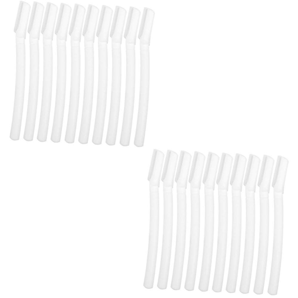 BESTYASH 20pcs Facial Hair Portable Eyebrow Shaver for Women Eyebrow Trimmer Lightweight and Design for Everyday Grooming