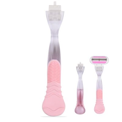 CATO-WDJ Replacement Razor Handle Compatible with Venus, Non-Slip Ergonomic Razor Handle for Women, Handle Only(Pink)