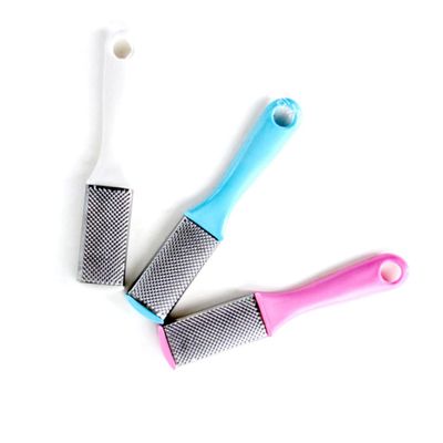 Baluue 3PCS Double Sided Foot Rasp Tool for Durable Metal Exfoliating File for Cracked Heels Promotes Healthy Skin for Personal Professional Use