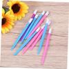 Baluue 10pcs Ergonomic Handle Nail Cuticle Pusher Dead Skin Remover Pedicure Tool Random Color view 4