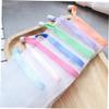 Vaguelly 1pack Colorful Net Pouches for Handmade Soap Facial Cleansing Mesh Drawstring Design Portable for Travel and Home Use view 2