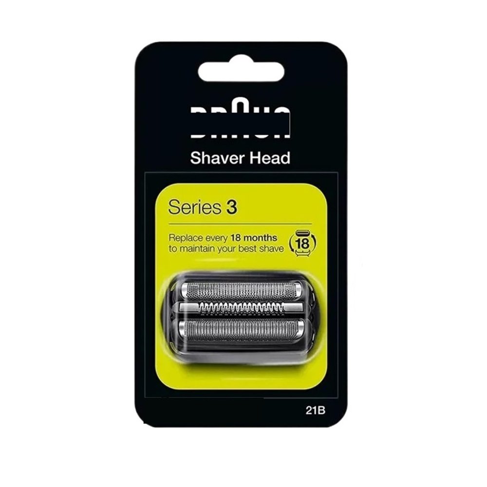 Electric Razor BladeCompatible For BraunElectric Razor Blade 21B Shaver Head Replace Refill For Series 3 Electric Shaver For 300s 301s 310s 3000s 3020s 3050cc Cruzer6(1pcs)