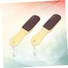 Baluue 2pcs Double Sided Foot File Tool for Smooth Skin Removal Foot Grinding Tool for Calluses Hard Skin Multi-Purpose Random view 3