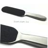Baluue 1set Foot Remover Tools Stainless Steel Handle and Replaceable Sandpaper for and Dead Skin Removal Handle Sandpapers view 2