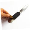 Baluue 1set Foot Remover Tools Stainless Steel Handle and Replaceable Sandpaper for and Dead Skin Removal Handle Sandpapers view 3