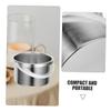 Beaupretty 2pcs Aluminum Wax Pot Replacement for Hair Removal Portable Wax Warmer Liner for Electric Melt Machines Easy to Clean Bowl for view 3