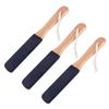 CALLARON 3pcs Pedicure Files for Feet Double-Sided Foot File Callus Remover Smooth Skin Beech Wood Handle view 1