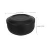 GLEAVI Men's Shaving Supplies Shaving Soap Bowl Brush Stand Reusable Metal Shave Bowl view 2