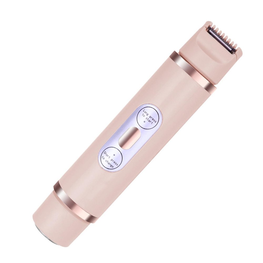 CNSIHO Favorabler Shaver, 2025 New Bikini Trimmer, 2-in-1 Cordless Eletctric Shaver for Women, IPX7 Waterproof Wet and Dry Body Trimmer Razor for Facial Face Lip Chin Underarm Legs (Pink)