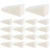 40Pcs Triangle Cosmetic Sponges Mini Makeup Wedges for Precise Application Reusable and Washable for Foundation Blush Eye Shadow Compact Travel Tools view 1