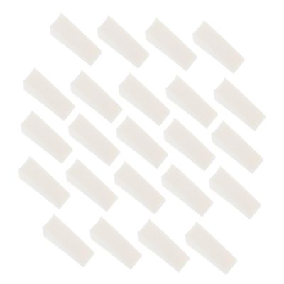 Baluue 40pcs Triangle Makeup Sponges Blender for Face Powder Blush Eye Shadow Nail Art Reusable Foundation Application