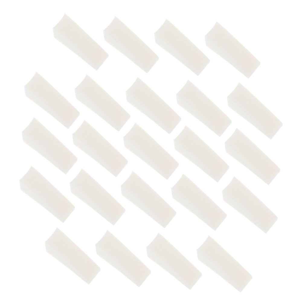 Baluue 40pcs Triangle Makeup Sponges Blender for Face Powder Blush Eye Shadow Nail Art Reusable Foundation Application