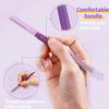 Eyebrow Razor for Women Face,Dermaplane Razors with Cover for Peach Fuzz Facial Hair Removal 2Pcs view 4