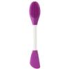 BESTYASH 3Pcs Silicone Face Cleaning Brush Dual Head Facial Cleaner Tool for Gentle Skin Cleansing Portable Mint Green Pink Purple for Daily Use view 1