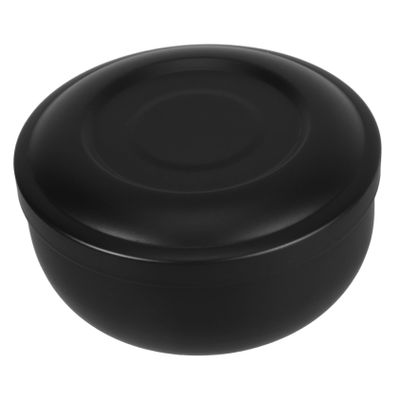Ciieeo Shaving Lather Bowl Metal Shaving Mug Lid Brush Holder for Men Portable Grooming Accessory