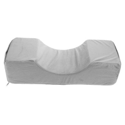 Beaupretty U-Shaped Eyelash Extension Pillow Ergonomic Facial Cushion for Beauty Salons Home Use Removable for Easy Cleaning Convenient Tool Storage Pocket for Lash Extensions