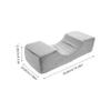 Beaupretty U-Shaped Eyelash Extension Pillow Ergonomic Facial Cushion for Beauty Salons Home Use Removable for Easy Cleaning Convenient Tool Storage Pocket for Lash Extensions view 2
