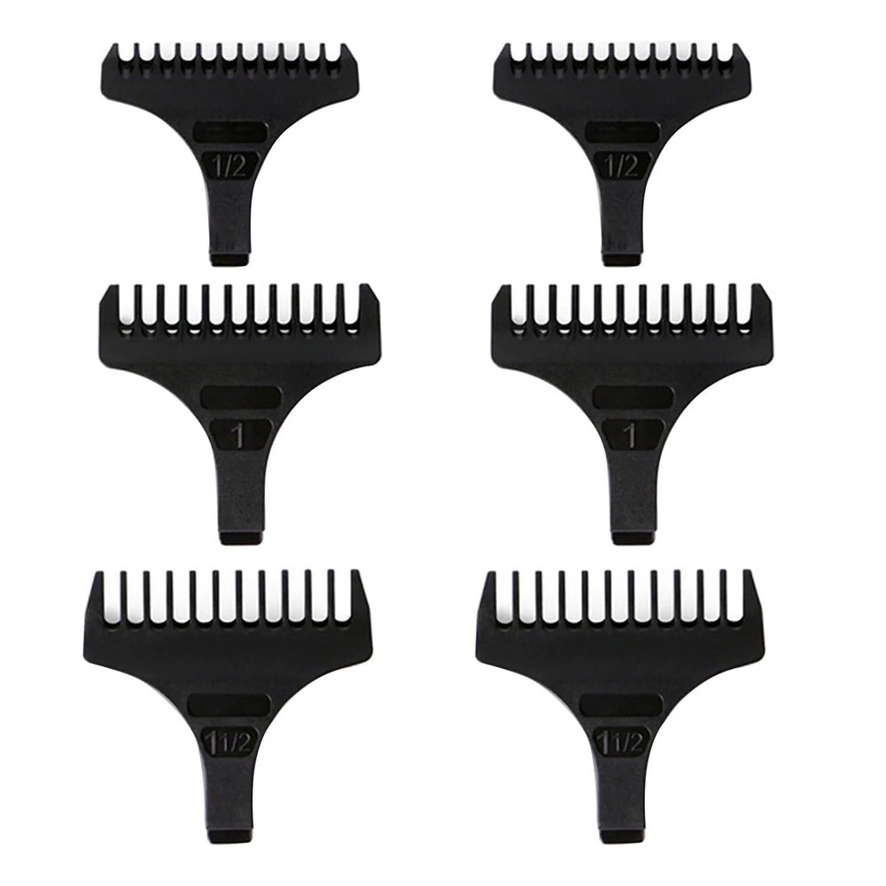 (6 Pack) T-Shape Trimmer Guides For Wahl T Blade Guides #3792, for the 5 Star Detailer #2215 T Wide Blade