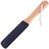 Baluue 2pcs Wooden Handle Foot Rasp Remover Tool for Smooth Feet Double-Sided Pedicure File for Home and Travel Use Ergonomic Design Material Black view 1