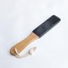 Baluue 2pcs Wooden Handle Foot Rasp Remover Tool for Smooth Feet Double-Sided Pedicure File for Home and Travel Use Ergonomic Design Material Black view 2
