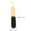 Baluue Double-Sided Foot File Callus Remover Pedicure Tool Wooden Handle Exfoliating Brush for Feet Care view 2