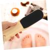 Baluue Double-Sided Foot File Callus Remover Pedicure Tool Wooden Handle Exfoliating Brush for Feet Care view 4